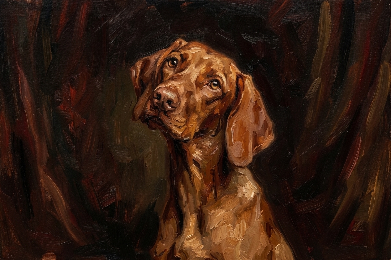 Timeless oil portrait